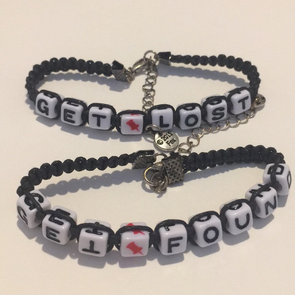 Paper Towns Get Lost Get Found Cord Bracelets